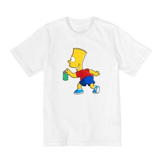 Nome do produto Camiseta Infantil (10 a 14 anos) - Bart Simpson
