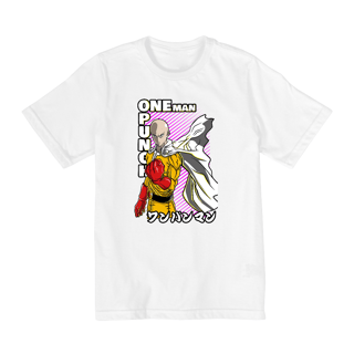 Nome do produto Camiseta Infantil (10 a 14 anos) - One Punch-Man