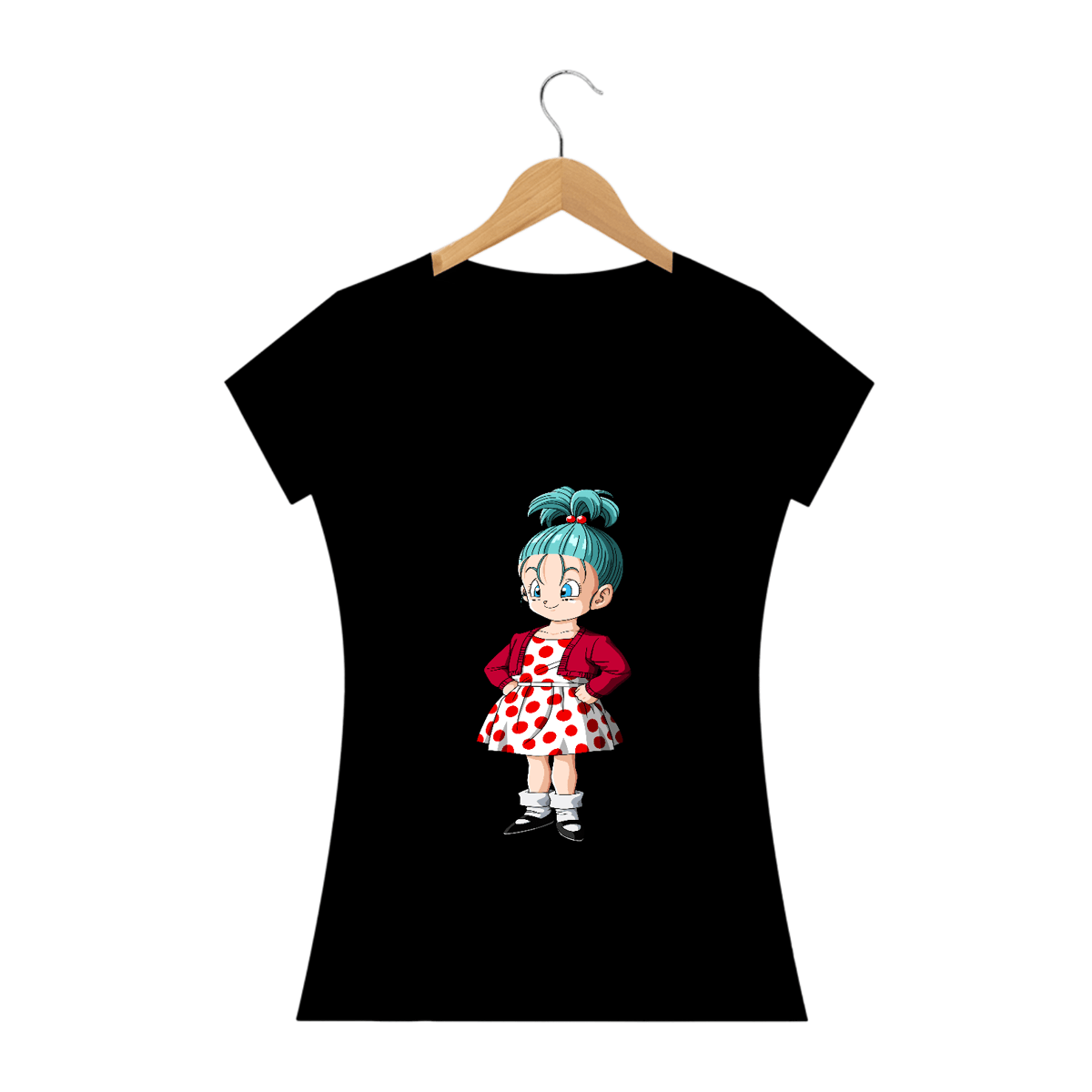 Nome do produto: Camiseta Feminina - Bulma Dragon Ball Z