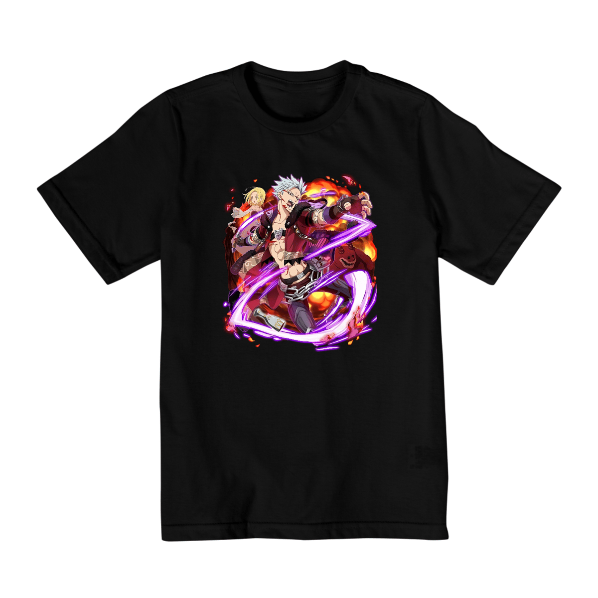 Nome do produto: Camiseta Infantil (10 a 14 anos) -  Nanatsu no Taizai