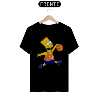 Camiseta Masculina - Bart Simpson Basketball