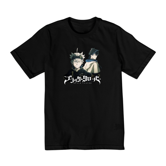 Camiseta Infantil (10 a 14 anos) - Black Clover