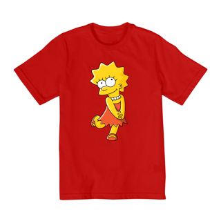 Nome do produto Camiseta Infantil (10 a 14 anos) - Lisa Simpson