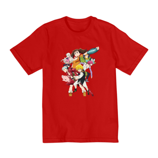 Nome do produto Camiseta Infantil (10 a 14 anos) -  Nanatsu no Taizai