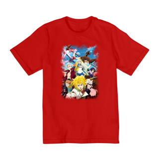Nome do produto Camiseta Infantil (10 a 14 anos) -  Nanatsu no Taizai
