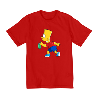 Nome do produto Camiseta Infantil (10 a 14 anos) - Bart Simpson