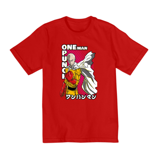 Nome do produto Camiseta Infantil (10 a 14 anos) - One Punch-Man