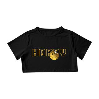 Nome do produto Cropped Happy