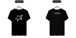 Nome do produto Camiseta Lisa Rockstar (frente/verso)