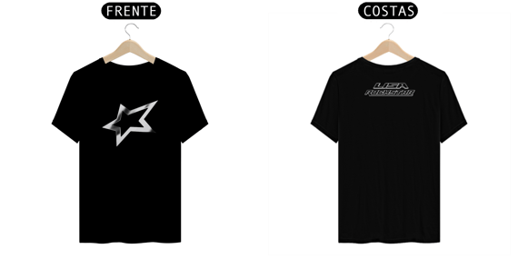 Camiseta Lisa Rockstar (frente/verso)