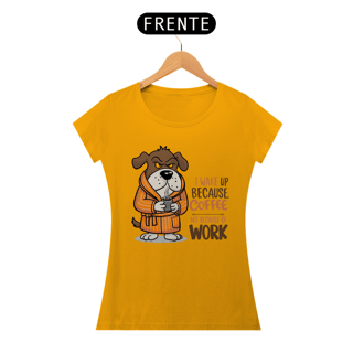 Nome do produto CAMISETA BABY LONG CLASSIC, DOG COFFEE