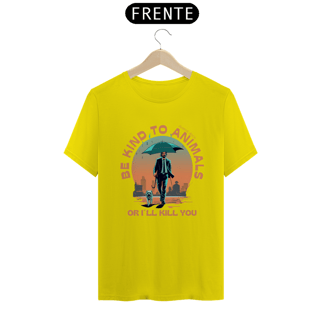 Nome do produto CAMISETA T-SHIRT QUALITY DOG, LINHA FILME JOHN WICK BE KIND TO ANIMALS