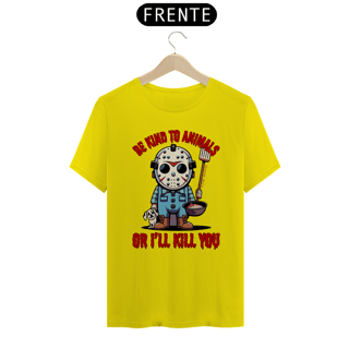 Nome do produto CAMISETA T-SHIRT QUALITY DOG, JASON BE KIND, SEXTA FEIRA 13