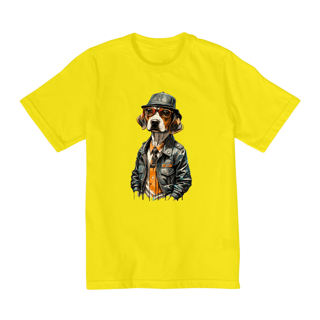 Nome do produto CAMISETA QUALITY INFANTIL, DOG BEAGLE SHERLOCK HOLMES-2 A 8 ANOS  