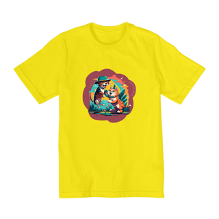 Nome do produto CAMISETA QUALITY INFANTIL, PETS BEST FRIENDS-2 A 8 ANOS