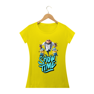 Nome do produto CAMISETA BABY LONG QUALITY CAT, MEU MALVADO FAVORITO SHOW TIME 
