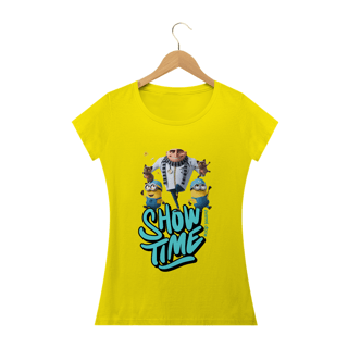 Nome do produto CAMISETA BABY LONG CLASSIC CAT, MEU MALVADO FAVORITO SHOW TIME