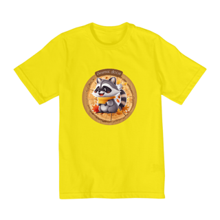 Nome do produto CAMISETA QUALITY INFANTIL, RACOON-10 A 14 ANOS