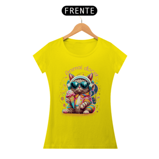 Nome do produto CAMISETA BABY LONG QUALITY CAT, ANIMAL DOCE