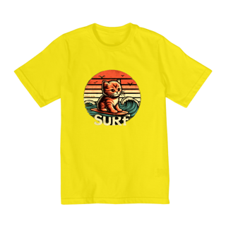 Nome do produto CAMISETA QUALITY INFANTIL, CAT SURF-10 A 14 ANOS