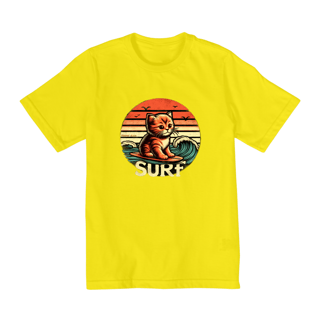 Nome do produto CAMISETA QUALITY INFANTIL, CAT SURF-2 A 8 ANOS