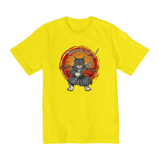 Nome do produto CAMISETA QUALITY INFANTIL, SAMURAI CAT-10 A 14 ANOS