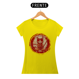 Nome do produto CAMISETA BABY LONG QUALITY, SAMURAI CAT