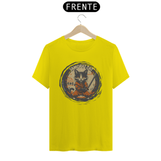 Nome do produto CAMISETA T-SHIRT QUALITY, SAMURAI CAT