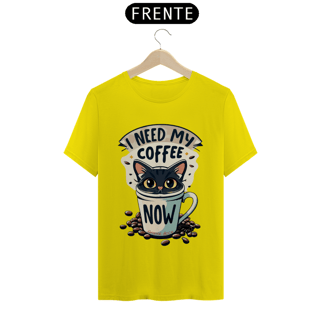Nome do produto CAMISETA T-SHIRT CLASSIC, CAT COFFEE