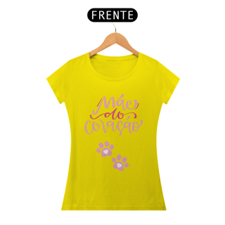 Nome do produto CAMISETA BABY LONG QUALITY, PET MÃE DE CORAÇÃO 