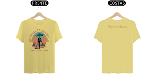 Nome do produto CAMISETA T-SHIRT ESTONADA F/V DOG, LINHA FILME JOHN WICK BE KIND TO ANIMALS 