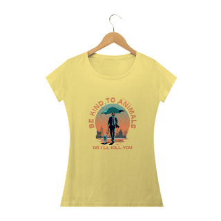 Nome do produto CAMISETA BABY LONG ESTONADA DOG, LINHA FILME JOHN WICK BE KIND TO ANIMALS