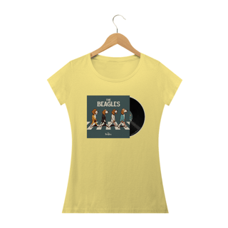 Nome do produto CAMISETA BABY LONG ESTONADA DOG, THE BEAGLES CAPA DISCO 02