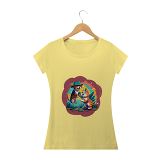 Nome do produto CAMISETA BABY LONG ESTONADA, PETS BEST FRIENDS