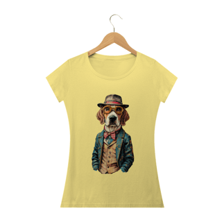 Nome do produto CAMISETA BABY LONG ESTONADA, DOG BEAGLE SHERLOCK HOLMES