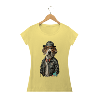 Nome do produto CAMISETA BABY LONG ESTONADA, DOG BEAGLE SHERLOCK HOLMES