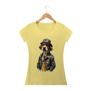 Nome do produto CAMISETA BABY LONG ESTONADA, DOG BEAGLE SHERLOCK HOLMES