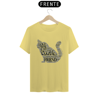 Nome do produto CAMISETA T-SHIRT ESTONADA, CAT LETRAS