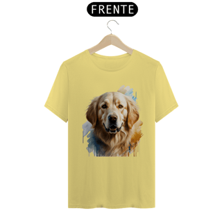 Nome do produto CAMISETA T-SHIRT ESTONADA, DOG GOLDEN