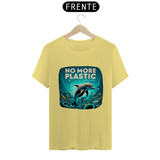 Nome do produto CAMISETA T-SHIRT ESTONADA, DOLPHIN  NO MORE PLASTIC