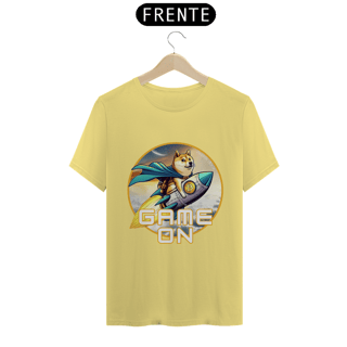 Nome do produto CAMISETA T-SHIRT ESTONADA, BITCOIN GAME ON