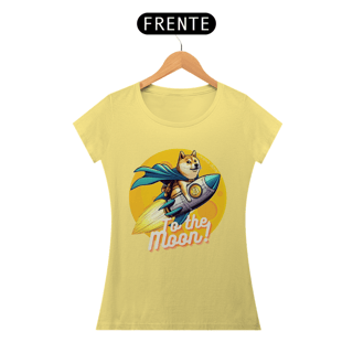 Nome do produto CAMISETA BABY LONG ESTONADA, BITCOIN TO THE MOON