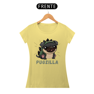 Nome do produto CAMISETA BABY LONG ESTONADA, PUGZILLA