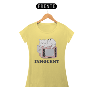 Nome do produto CAMISETA BABY LONG ESTONADA, INNOCENT CAT