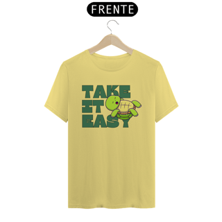 Nome do produto CAMISETA T-SHIRT ESTONADA, TAKE IT EASY