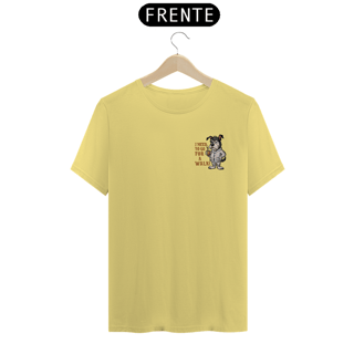 Nome do produto CAMISETA T-SHIRT ESTONADA MINIMALISTA, DOG I NEED TO GO FOR A WALK