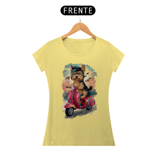 Nome do produto CAMISETA BABY LONG ESTONADA, DOG VESPA YORKSHIRE TERRIER