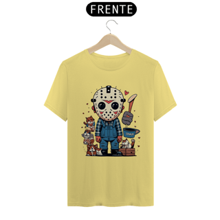 Nome do produto CAMISETA T-SHIRT ESTONADA PETS, LINHA FILME VERSÃO FOFINHA JASON 