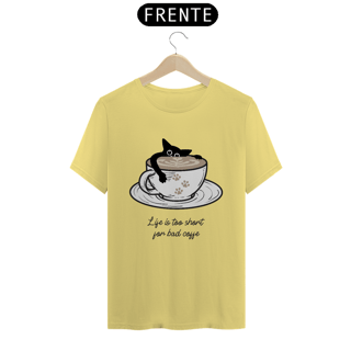 Nome do produto CAMSIETA T-SHIRT ESTONADA, CAT COFFEE