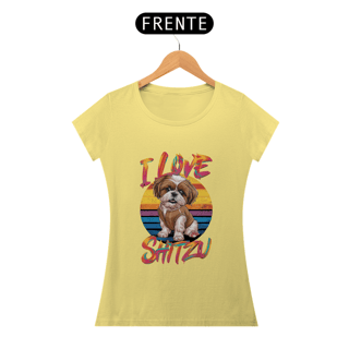 Nome do produto CAMISETA BABY LONG PRIME DOG, I LOVE SHIH-TZU